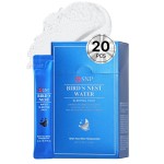 [K Beauty Snp] Overnight Bird\'s Nest Night Cream | Travel Size Individual Packaging | Hydrating and Protecting for All Dry Skin Types | Korean Face Skincare | Overnight Facial Skin Care | 20 Pack