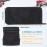 SUNLAND Microfiber Face Makeup Remover Cloths Reusable Facial Cleaning Towel Ultra Soft Washcloths 8inchx16inch Black 6Pack