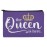 The Queen is Here Crown Royalty Makeup Cosmetic Bag Organizer Pouch