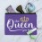 The Queen is Here Crown Royalty Makeup Cosmetic Bag Organizer Pouch