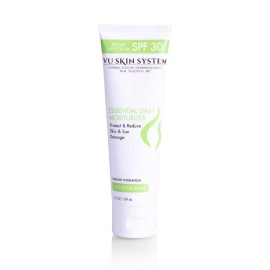 VU SKIN SYSTEM Essential Daily Moisturizer with SPF 30 - Doctor Formulated Facial Moisturizer with Cucumber and Grape Seed Extracts Hydrates and Protects Skin (3 oz)
