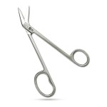 SMI 16 cm Long Handle Toenail Scissors for Seniors Podiatrist Nail Clippers for Disabled Thick & Ingrown Nails Stainless Steel Nail Scissors Nail Cutters (Large)