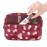 Axgo Multifunctional Cosmetic Portable Travel Folding Make up Toiletry Bags with Hook, Red