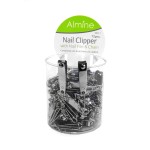 Wholesale Lot of 72 Professional Stainless Steel Nail Clippers with Nail File & Chain