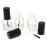 Honbay 6PCS 5ml Empty Nail Polish Glass Bottles with Brush Cap