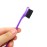 Honbay 5PCS Double Sided Edge Brushes 2 In 1 Edge Control Hair Brush Comb Combo (Purple)
