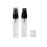 5ml 0.17oz Glass Fine Mist Spray Bottles with Pump Sprayer Travel Graduated Empty Perfume Sample Containers for Essential Oils Aromatherapy,Pack of 3