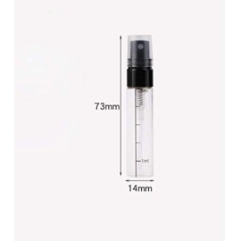 5ml 0.17oz Glass Fine Mist Spray Bottles with Pump Sprayer Travel Graduated Empty Perfume Sample Containers for Essential Oils Aromatherapy,Pack of 3