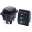 Twidec/2Pcs Waterproof Rocker Toggle Switch 16A 250V 20A 125V AC 6 Pins 3 Position ON/Off/ON DPST Boat Or Car Black KCD4-203N-BK-W