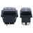 Twidec/2Pcs Waterproof Rocker Toggle Switch 16A 250V 20A 125V AC 6 Pins 3 Position ON/Off/ON DPST Boat Or Car Black KCD4-203N-BK-W