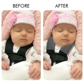 Accmor Car Seat Straps Shoulder Pads for Baby Kids, Soft Car Seat Strap Covers, Seat Belt Covers for Car Seats, Pushchair, Stroller