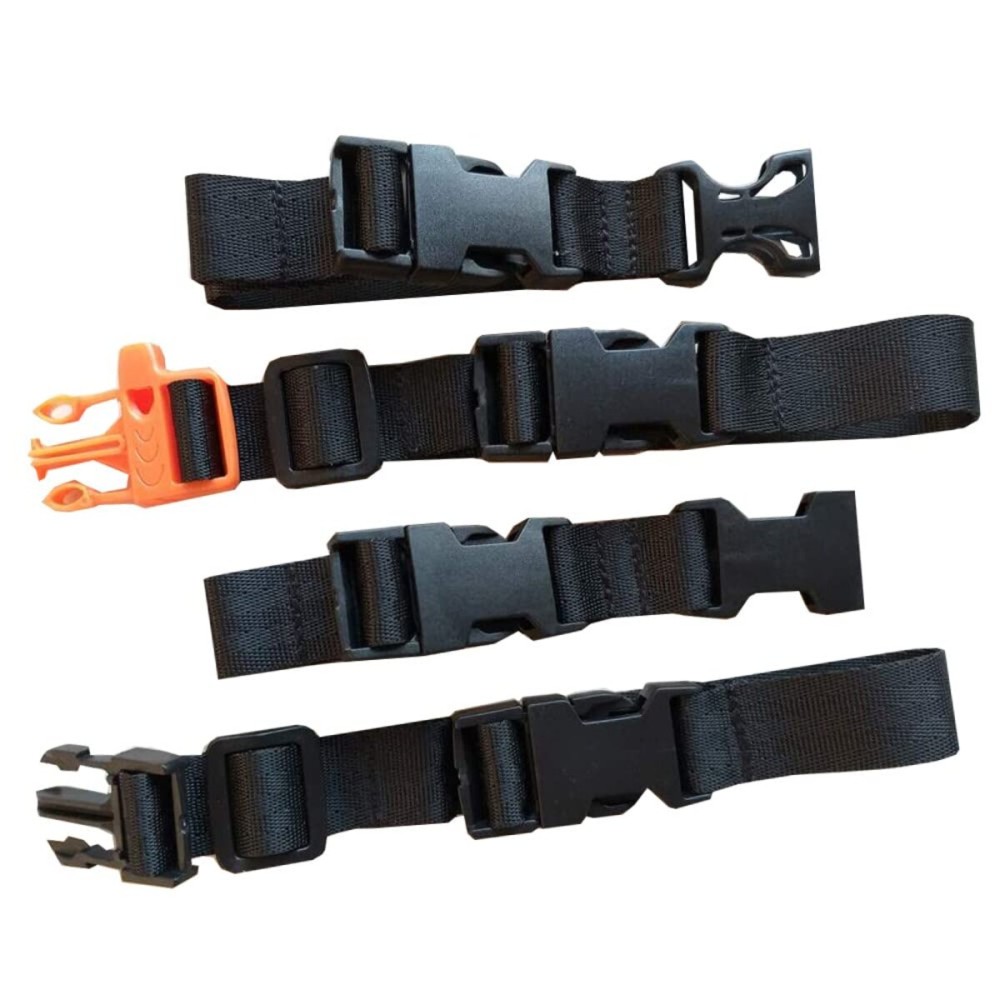 HDHYK 2 Pack Backpack Chest Strap- Nylon - Adjustable Universal (Black)