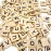 Sunnyglade 200PCS Wood Letter Tiles/Wooden Scrabble Tiles A-Z Capital Letters for Crafts, Pendants, Spelling (200PCS)