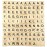 Sunnyglade 200PCS Wood Letter Tiles/Wooden Scrabble Tiles A-Z Capital Letters for Crafts, Pendants, Spelling (200PCS)