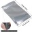 50 Pack Mylar Bags - 5.5x7.8 Inch Resealable Clear Zip Lock Food Storage Bags, Food Safe Plastic Aluminum Material - Silver