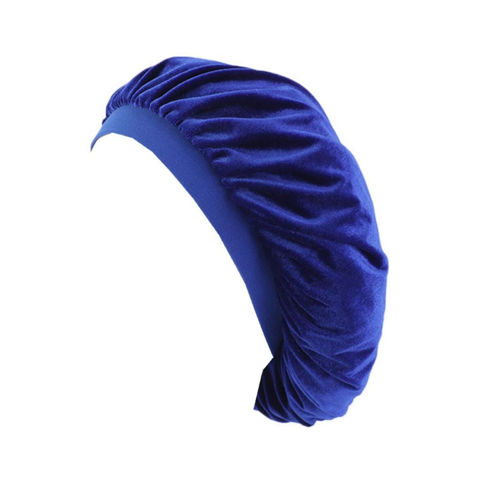 Qianmome Women Chemo Beauty Salon Night Sleep Cap Head Cover Velvet Bonnet Hat durag Sleeping Caps