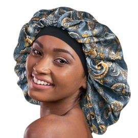 Alnorm Extra Large Sleep Cap for Curly Hair Sleep Gift