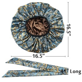 Alnorm Extra Large Sleep Cap for Curly Hair Sleep Gift