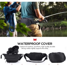 CXWMZY Fanny Packs For Women & Men Waist Pack Hip Bum Bag with Multi-Pockets Large Capacity Waterproof Casual Bum Bag for Disney Traveling Casual Cycling Running Hiking