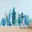 Amaonm Creative Cartoon Removable 3D Under The Sea World Nature Scenery Wall Stickers Ocean Grass Colorful Seaweed Baseboard Wall Decal for Wall Corner Nursery Room Bathroom Living Room (Grass)
