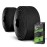 ALIEN PROS Bike Handlebar Tape PU (Set of 2) Black - Enhance Your Bike Grip with These Bicycle Handle bar Tape - Wrap Your Bike for an Awesome Comfortable Ride (Set of 2, Black)