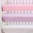 Belsden 3 Pack Microfiber Durable Crib Sheets Fitted, Silky Soft Smooth Breathable Baby Sheets Set for Girls, 28\'\'x52 Fits Standard Crib and Toddler Mattresses, Light Purple + Pink + White Colors