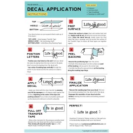 Set of 6 Vinyl Wall Art Decal - Little Ballerina Girls - from 11 to 9 Each - Cute Tiny Dancer Toddlers Teens Home Bedroom Playroom Nursery Apartment Indoor Decor Design (from 11 to 9 Each, Black)