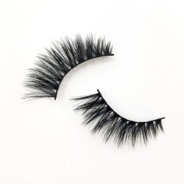 ColourLit It Factor Faux Mink Eyelashes - Professional 3D False Lashes - Handmade Cruelty Free Long Fake Eyelashes - Dramatic Natural Faux Lashes - Disruptor