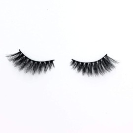 ColourLit It Factor Faux Mink Eyelashes - Professional 3D False Lashes - Handmade Cruelty Free Long Fake Eyelashes - Dramatic Natural Faux Lashes - Disruptor