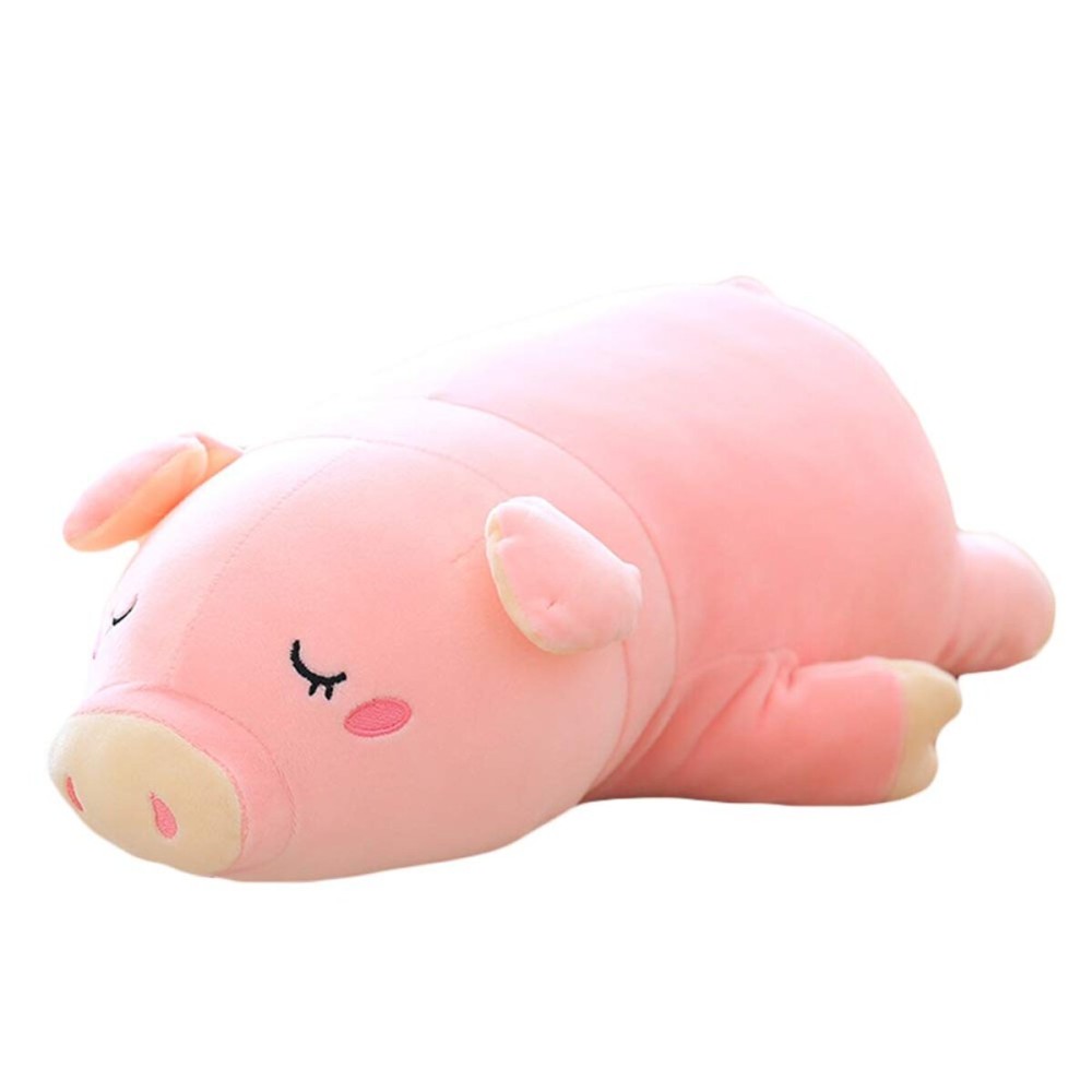 EHOTONG Pig Plush Pillow, Piggy Soft Hugging Pillow Funny Cute Pig Stuffed Animal Toys Christmas Birthday Girlfriend Gift, 18 inch