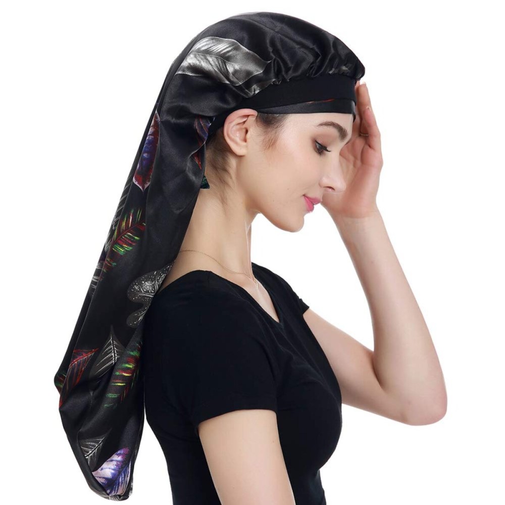 Satin Braid Bonnet Satin Wrap Scarf for Hair