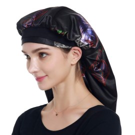 Satin Braid Bonnet Satin Wrap Scarf for Hair