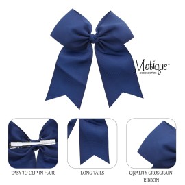 Jumbo Bow Clip with Tails