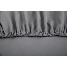 Belsden 3 Pack Microfiber Durable Crib Sheets Fitted, Silky Soft Smooth Breathable Baby Sheets Set for Boys Girls, 28\'\'x 52\'\' Fits Standard Crib and Toddler Mattresses, White + Gray + Lt Gray