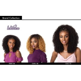 MULTI PACK DEALS! Sensationnel Synthetic Hair Crochet Braids Lulutress 2X Coily 3C (5-PACK, T1B/BG)