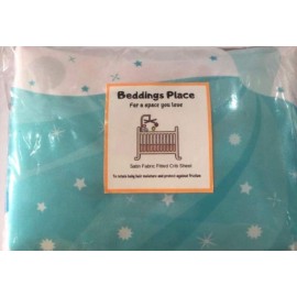 Beddings Place Satin Fitted Crib Sheet for Babies, Girls, Ballerina, Toddler Bed, daybed to retain Hair Moisture Size (Standard Crib Sheet, Ballerina, Princess)
