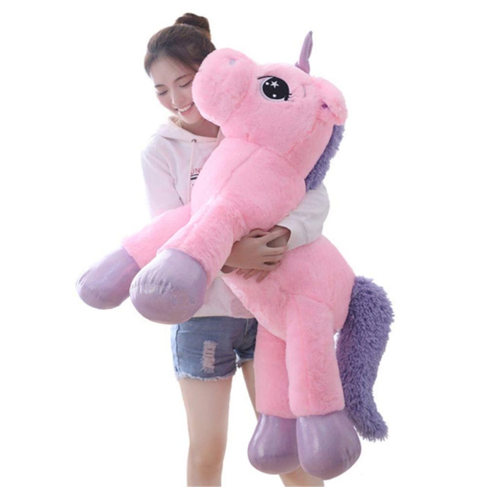sofipal Giant Unicorn Stuffed Animal Toys,Large Pink Unicorns Plush Pillow Cushion for Birthday,Valentines,Bedroom 43