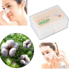 Hurrise Makeup Face Remover Cotton - Facial Cotton Cotton Pads Makeup Cotton Pads And Rounds Tips Remover Pads,Facial Cleaner For Cotton Pads & Rounds Pads,Soft White Cotton Pads