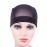 YANTAISIYU 2 Pcs/Lot Wig Caps Mesh Cap for Making Wig Stretchable Hairnets with Wide Elastic Band Mesh Dome Cap for Wigs (Black Mesh Cap L)