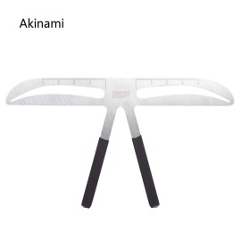 Akinami Eyebrow Enhancer - Permanent Eyebrow Ruler, Measure & Balance Tool with Stencil