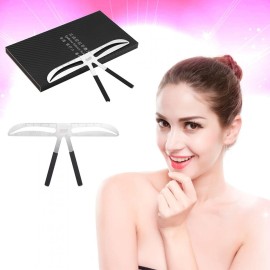Akinami Eyebrow Enhancer - Permanent Eyebrow Ruler, Measure & Balance Tool with Stencil