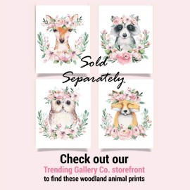 Nursery Decor - Safari Elephant Bedroom Wall Art Decor for Nursery | Decorative & Easy to Frame Printed Pictures 8x10-inch | 3 - (UNFRAMED) Prints | Sweet Elephant Baby Girl Nursery or Girl\'s Bedroom