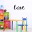Vinyl Wall Art Decal - Love Puzzle Piece - 9.5 x 22 - Trendy Motivational Good Vibes Cute Quote Sticker for Home Bedroom Kids Room Playroom Nursery Daycare School Classroom Decor