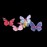 inSowni 20 Pack Multi Colors Butterfly Alligator Hair Clips Barrettes Bridal Wedding Accessories for Women Girls Kids