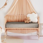 THXSILK Pure Silk Fitted Crib Sheet, Organic Crib Bedding-Ultra Soft, Smooth, 100% Top Grade Mulberry Silk, 28 x 52 x 8 (Grey)