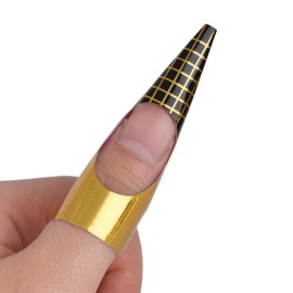 50Pcs/Set Nail Art Form, Extension Nail Art Form For Nail Stickers & Decals Design, Exact Length