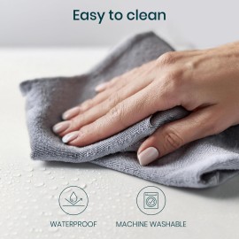 Tutti Bambini 100% Waterproof Bassinet Mattress Protector - Premium 100% Cotton Bassinet Mattress Pad Cover, Soft & Breathable, Machine Washable, Compatible with CoZee Bassinets (31.8 x 20 in)