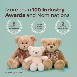 Bearington Collection Lil\' 8-Inch Tabby Cat Plush Toy - Orange Cat Stuffed Animal That Looks Real for Kids