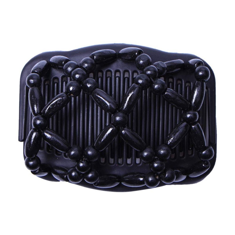Lovef Retro Wood Double Side Combs Magic Hair Combs Hair Styling Accessories for Women Girls (Retro Smooth)