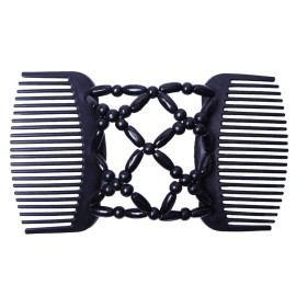 Lovef Retro Wood Double Side Combs Magic Hair Combs Hair Styling Accessories for Women Girls (Retro Smooth)